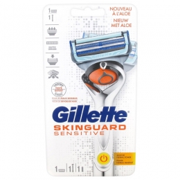 GilletteSkinGuardSensitivePowerFlexballScheersysteemincl1Mesje