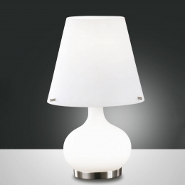 FabasLuceAdetafellamphoogte33cmwitglas
