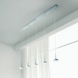 FabasLuceHanglampDunkaluminium5-lamps3000Kmetaal