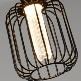 SearchlightLEDDecoCilinderE2745W2700Kzwartemetalenstutten