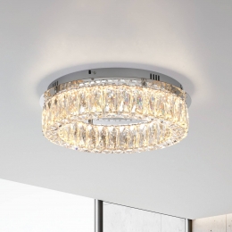 JUSTLIGHTGmbHJUSTLIGHTKulunkaplafondlampijzerkristalglas