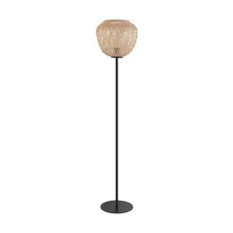 EGLOVloerlampDemblebyvanhoutnatuurkleuren