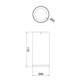 Deko-LightLED-inbouwspotLucea20Wzwart
