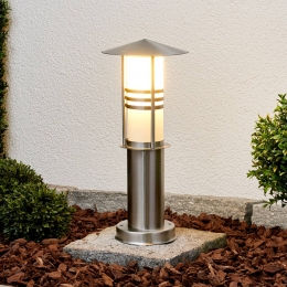 LindbySokkellampErinaroestvrijstaal40cm