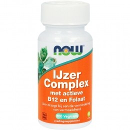 GratisVerzending2xNOWIjzerCompB12Folaat100vegacapsules