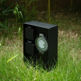 PriosForandaelektrischezuil2timerzwart23cm