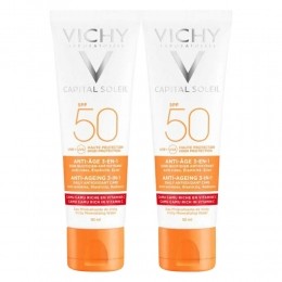 2xVichySoleilAnti-AgeZonbeschermingSPF5050ml