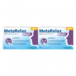 2xMetagenicsMetaRelaxNight30tabletten