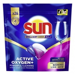 SunBrilliantShineAll-in1Vaatwascapsules26stuks