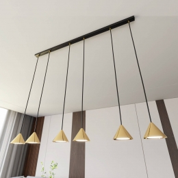 EMIBIGLIGHTINGHanglampElit6-lampsgoudkleurigmetaal