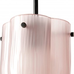 GubihanglampSeineantiekmessingkoraalrozeglas