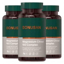 GratisVerzending3xBonusanMagnesiumcitraat150mg60tabletten