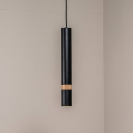 Eko-LightHanglampJokerzwarthout1-lamp