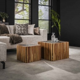 LifestyleFurnSalontafelJondavidAcaciahoutenleisteenSetvan2stuks-Vierkant