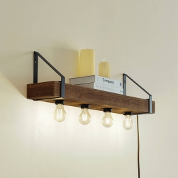 LindbywandlampVatanahoutstekkerUSB-poort80cm