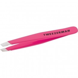 TweezermanMiniSlantTweezerNeonPink