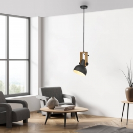 JUSTLIGHTGmbHJUSTLIGHTCup20hanglamp16cm1-lampzwart