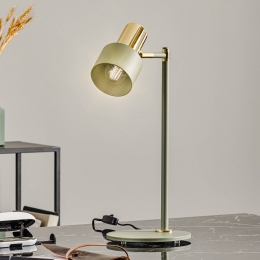 ArgonTafellampDestinverstelbaargroenmessing