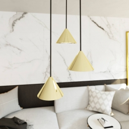 EMIBIGLIGHTINGHanglampElit3-lamps20cmzwartgoudmetaal