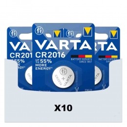 10xVartaLithiumCoinCR2016Blister
