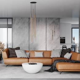 NowodvorskiLightingHanglampLaser7-lampsmessing