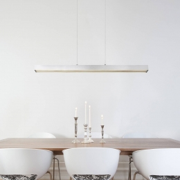 GloboLEDhanglampEthanaluminiumkleurigmetaal150cmuitschuifbaar