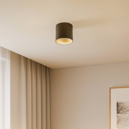 NowodvorskiLightingDownlightPointTonezwartbinnenkantzilver