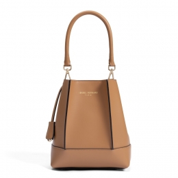 IsabelBernardHandtasIsabelBernardFemmeForteMinettecamel-kalfsleer