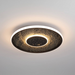 SearchlightLEDplafondlampLumadiscsterren-effectzwart41cm