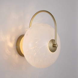 SearchlightLEDwandlampConfettigoudkleurigwitbreedte25cmglas