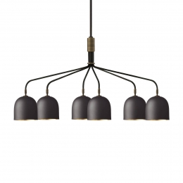 GubiKroonluchterHoward6-lamps134x73cmbrons