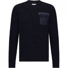 SweaterStateOfArtTruiBorstzakNavy
