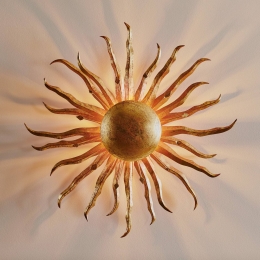 HollnderBetoverendewandlampSONNEGOLD70cm