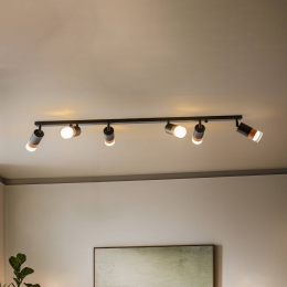 EnvostarFidaplafondspot6-lampszwart