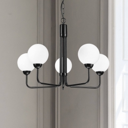 LamkurKroonluchterMaloumetglazenkappen5-lamps