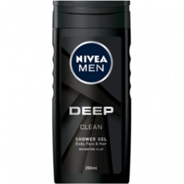 3xNIVEAMenDouchegelDeepClean250ml