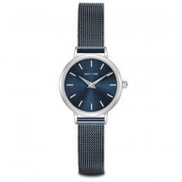 EASTSIDEQuartzhorlogevanEdelstaalinBlauw