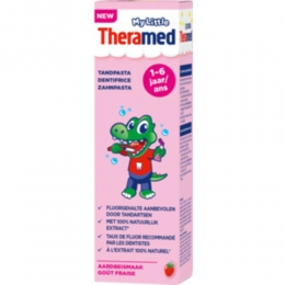6xTheramedTandpastaJunior1-6jaarAardbei50ml