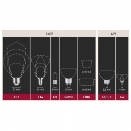 PaulmannLEDlampE277W2700Kmat2-pak