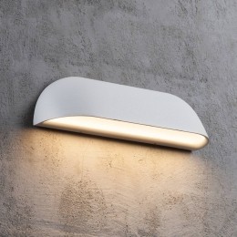 NordluxLEDbuitenwandlampvoorzijde26wit