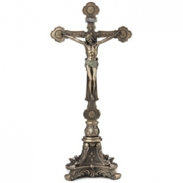 BeeldjesSignesGrimaltJezusAanHetKruisBrons