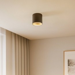 NowodvorskiLightingDownlightPointTonezwartbinnenkantzilver