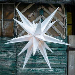STERNTALERDecoratie-sterXXLbuiten18-punten80cmwit