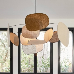 MARKETSETHanglampScreen70s110cmlinnenkleurrijk