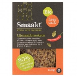 3xSmaaktLijnzaadCrackersLessCarb125gr
