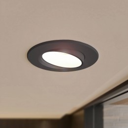 PriosLEDinbouwlampShimazwart9W3000Kdimbaar