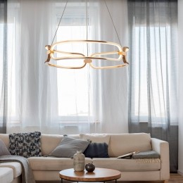 SchullerValenciaLEDhanglampColette3-lampsrosgoud