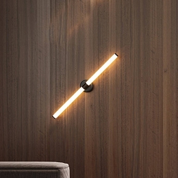 MaytoniLEDwandlampAxisgoudkleurighoogte63cm