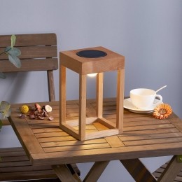 LindbyLEDterraslampPeransahout25cmhoog