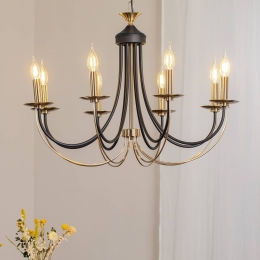 LuceaKroonluchterFerramessingantiek8-lamps